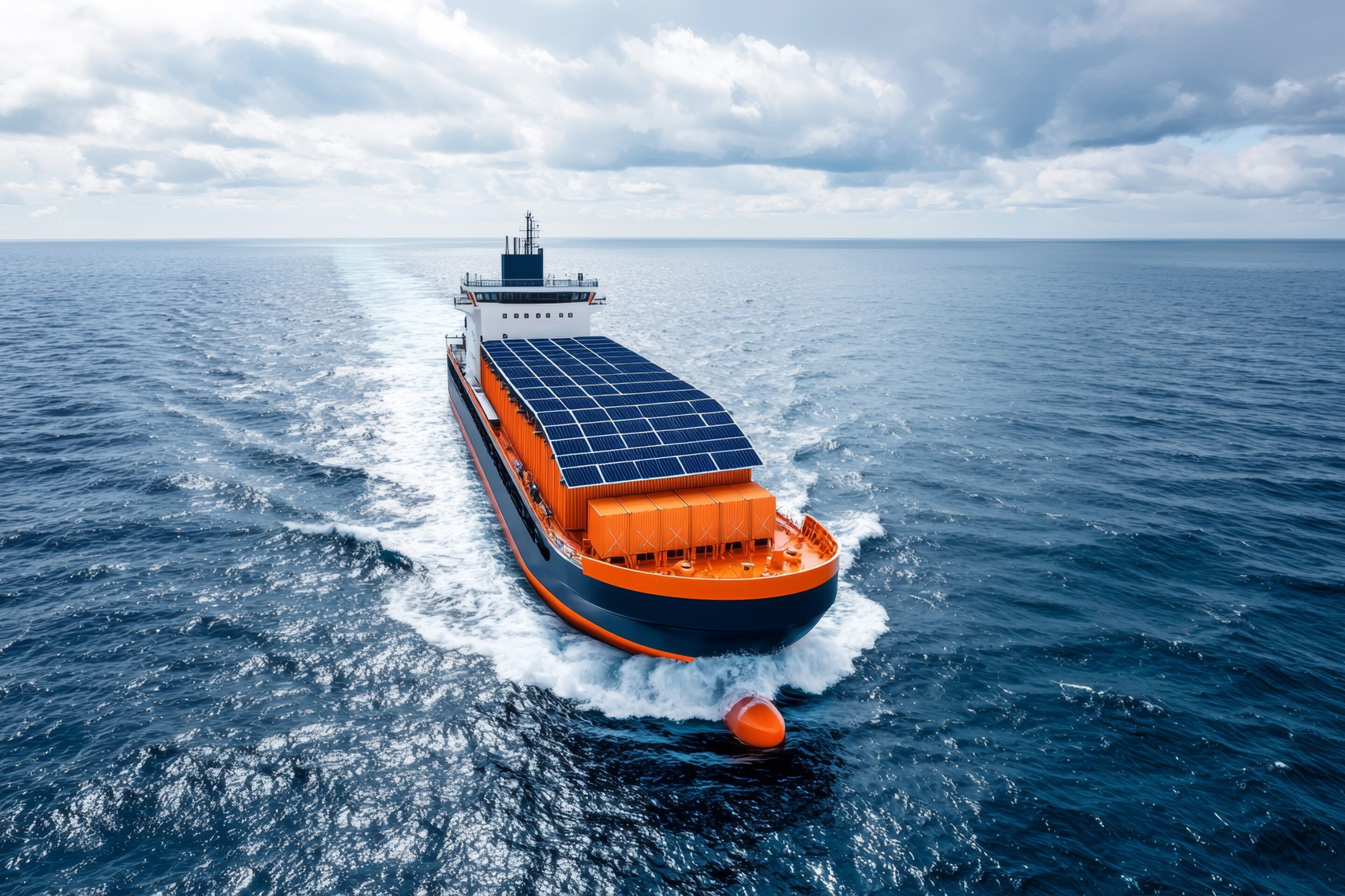 The future of shipping electric boats and sail-powered vessels, utilizing Electric Propulsion and Wind Power, is being developed with Stock technology.
